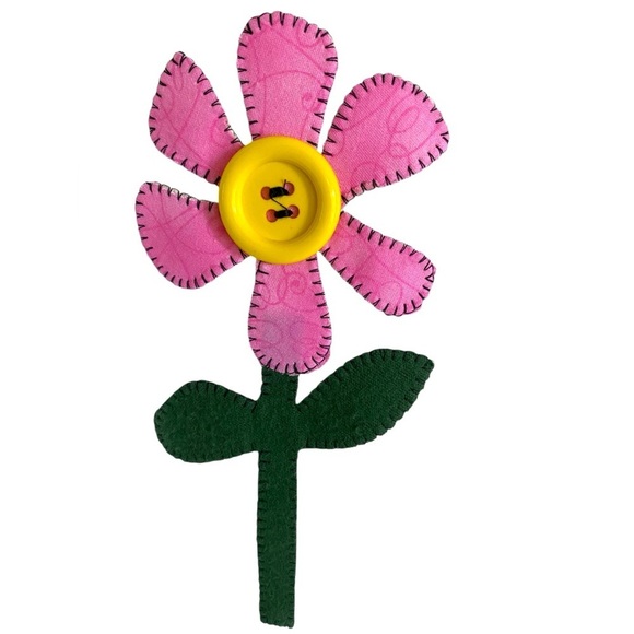 RXB Embroidered Sweater Hand-sewn Charming Sleeveless Knit Floral Top Medium - Picture 10 of 13